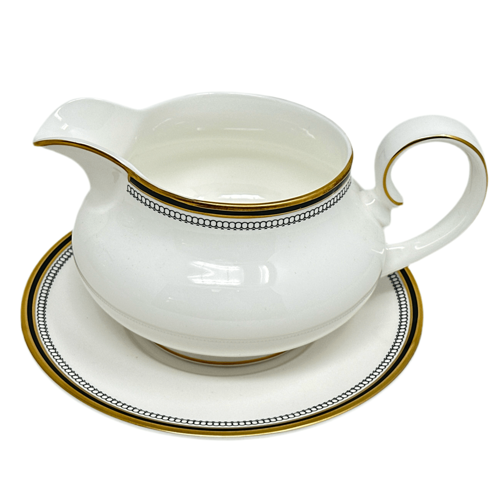 Royal Doulton Pavanne Gravy Boat with Stand