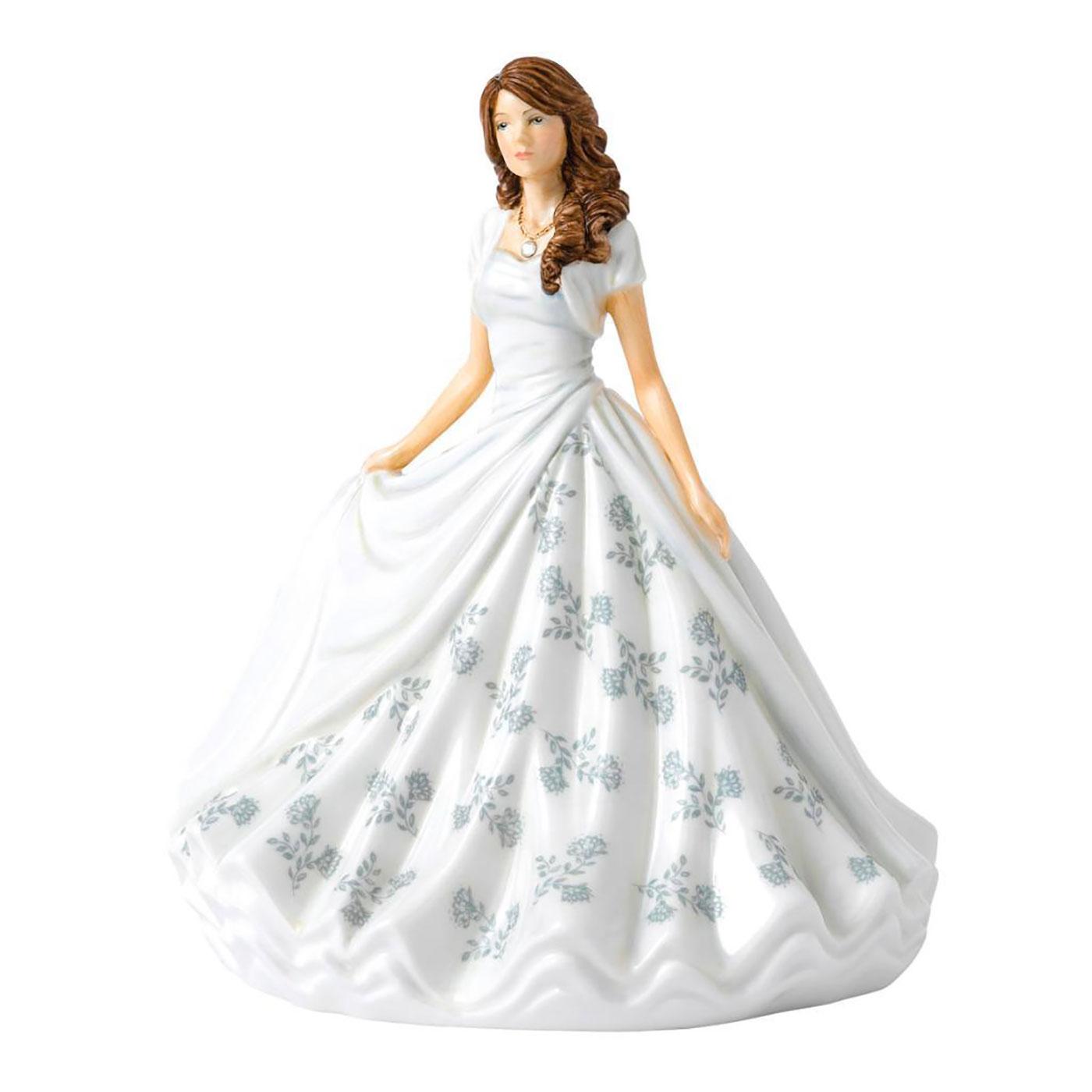 ROYAL DOULTON Petite BIRTHSTONE April Diamond Figure
