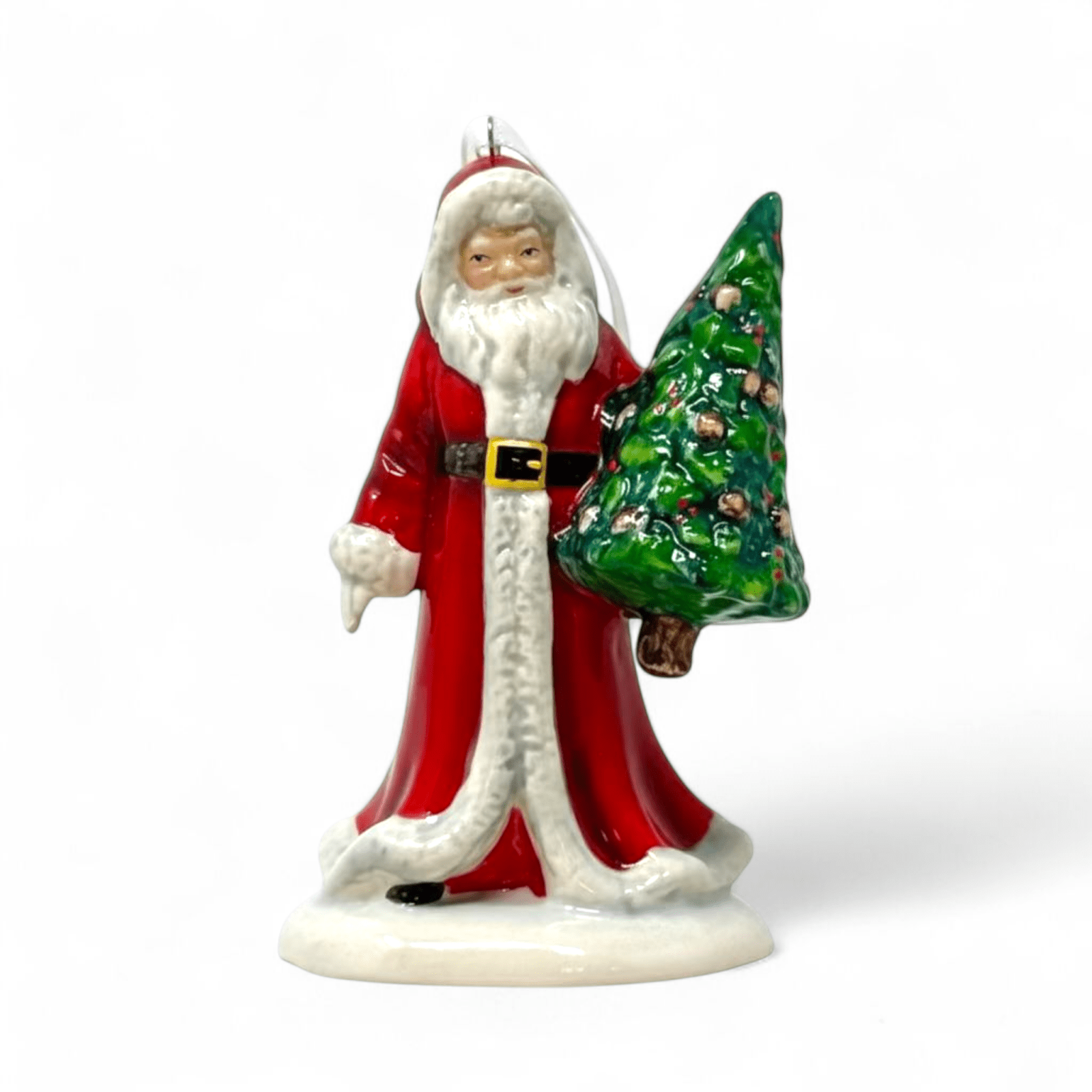 Royal Doulton Santa And Tree Ornament