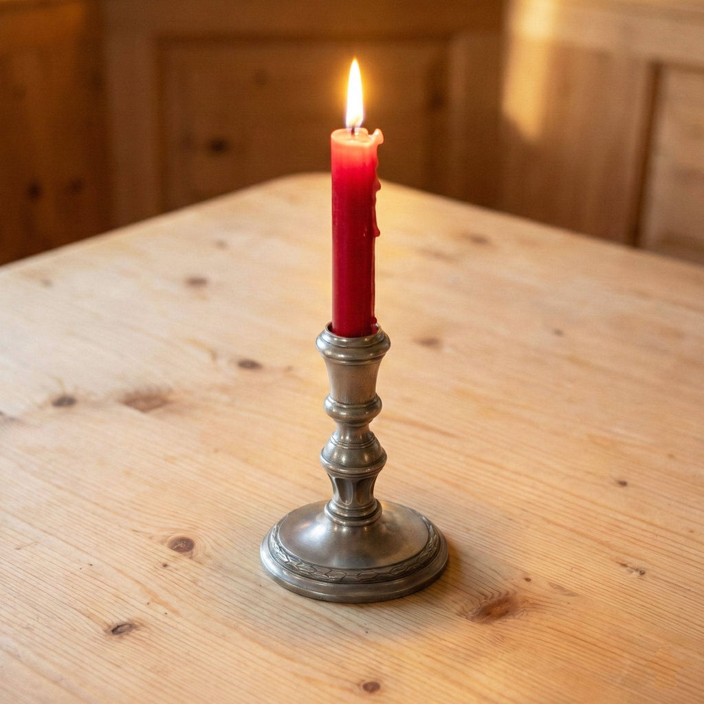 Royal Selangor Victoria & Albert Pewter Candleholder