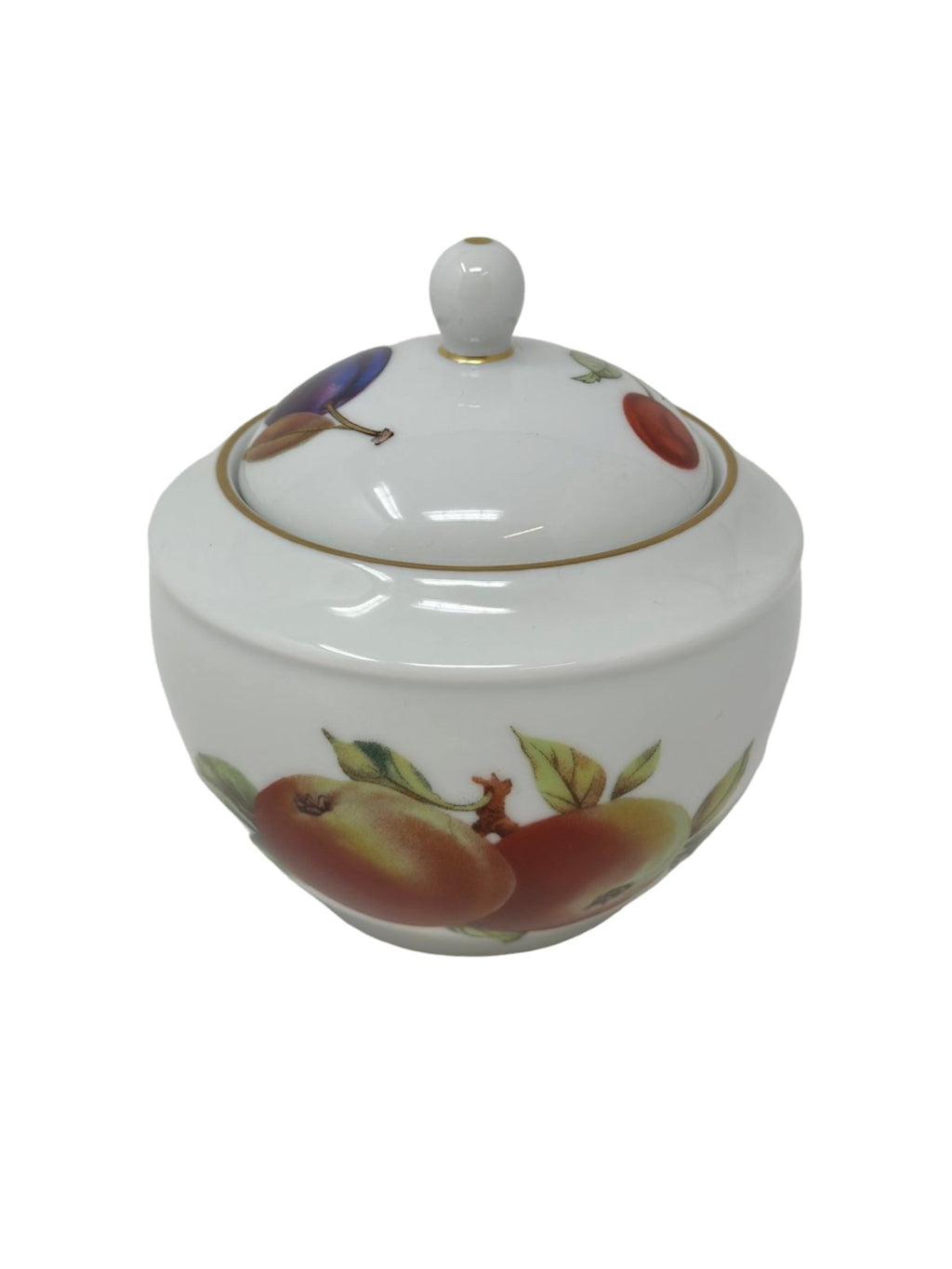 Royal Worcester Evesham Gold Covered Sugar Bowl