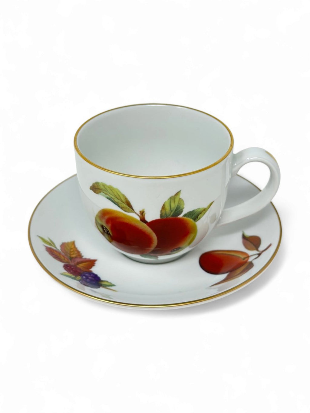 Royal Worcester Evesham Gold Cup & Saucer