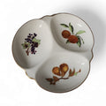 Royal Worcester Evesham Gold Divided Dish