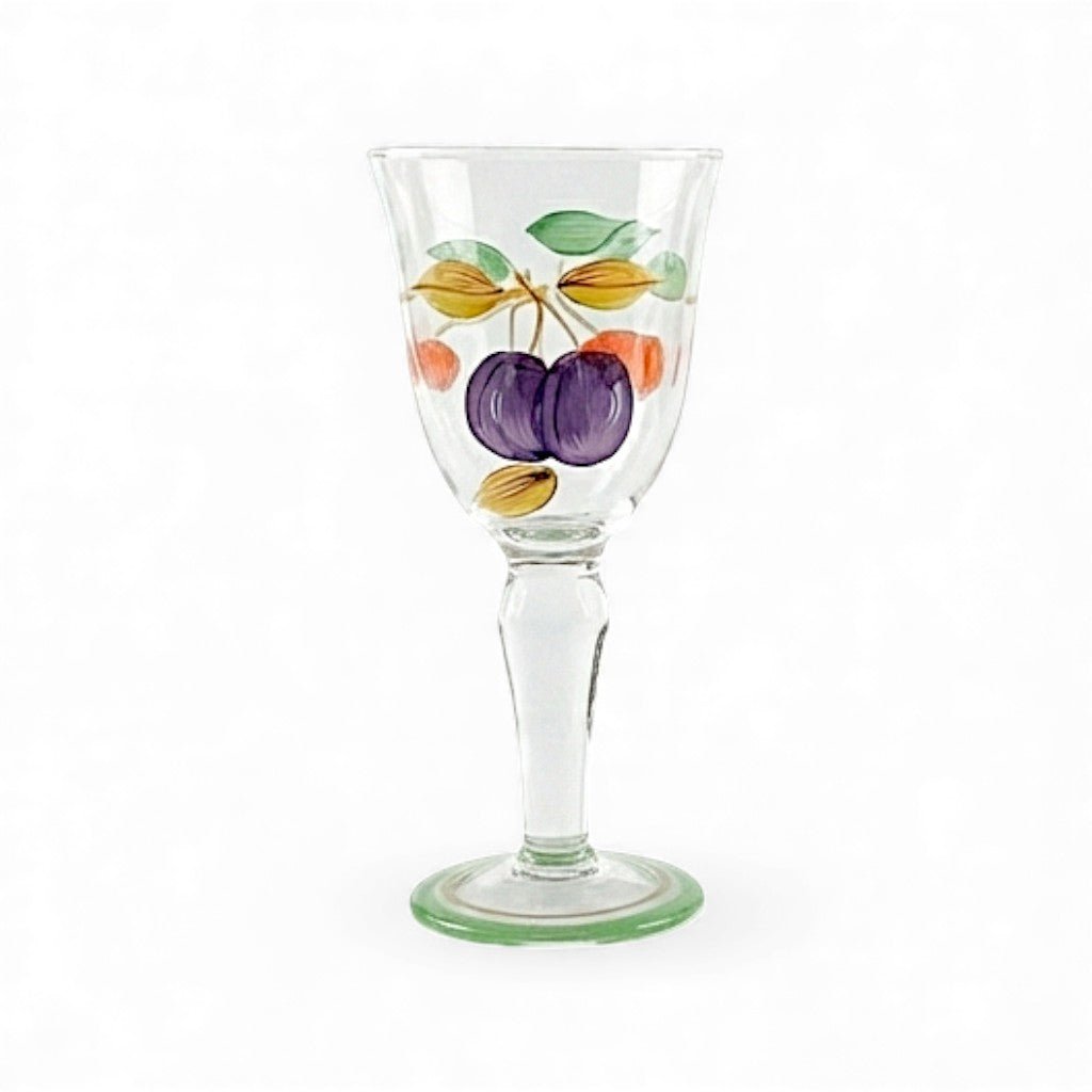 Royal Worcester Evesham Gold Hand Painted Wine Glass