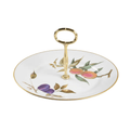 Royal Worcester Evesham Gold Round Serving Plate with Handle