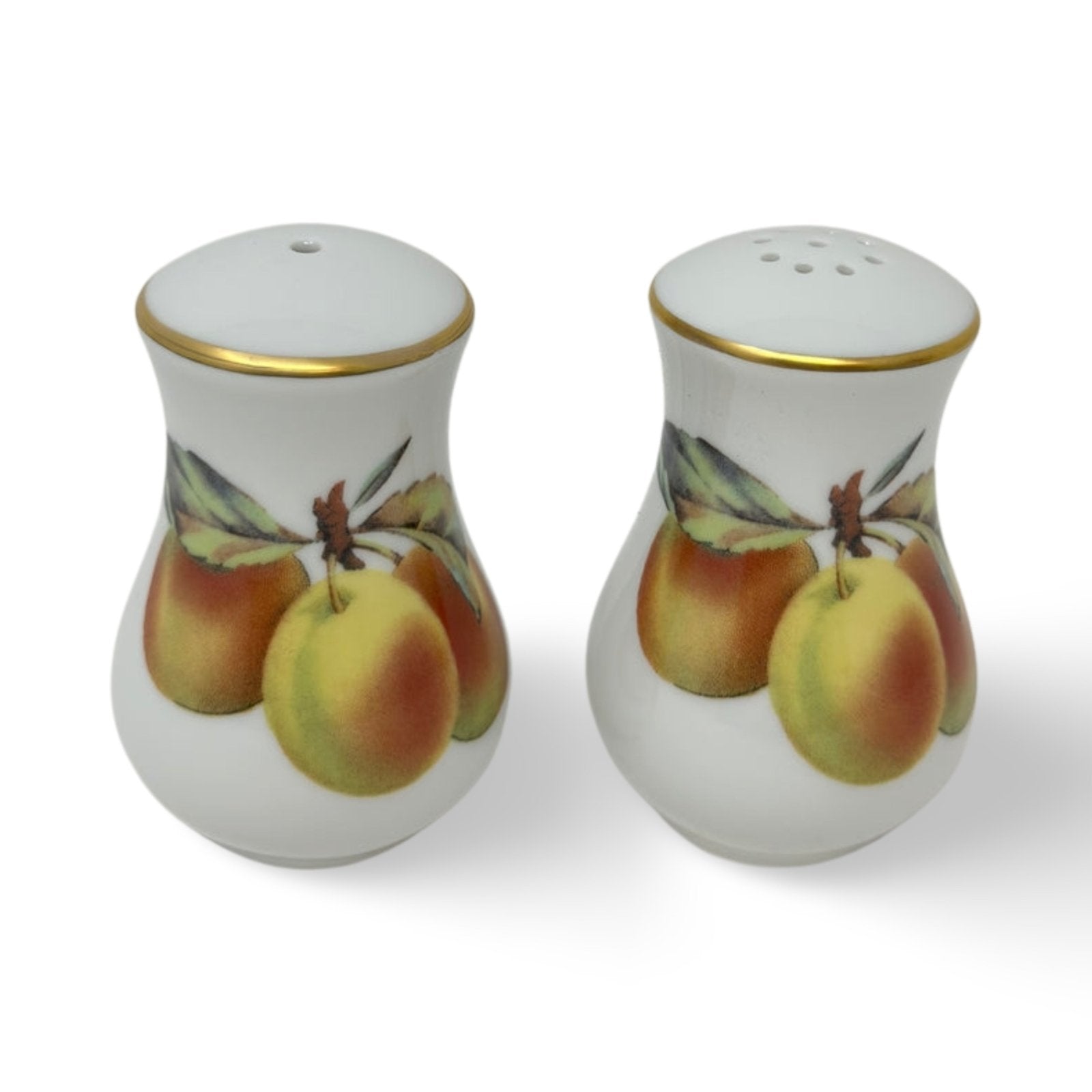 Royal Worcester Evesham Gold Salt & Pepper