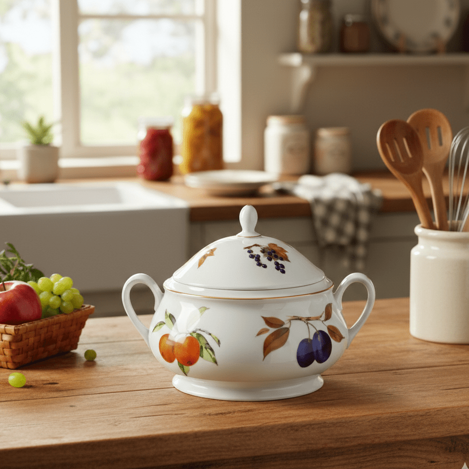 Royal Worcester Evesham Gold Soup Tureen