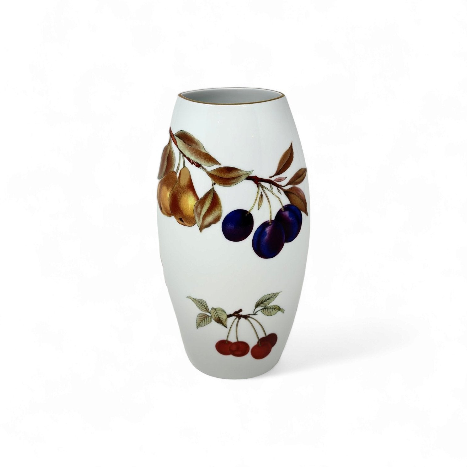 Royal Worcester Evesham Small Gold Vase