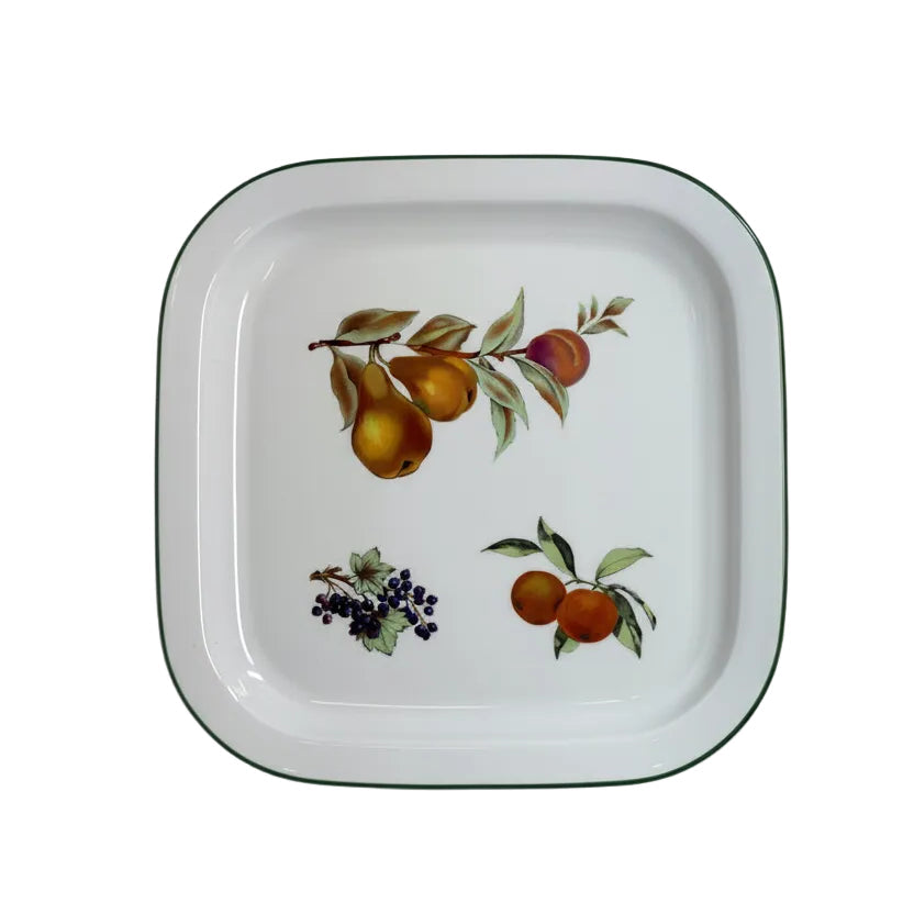 Royal Worcester Evesham Vale 12" (30cm) Square Platter