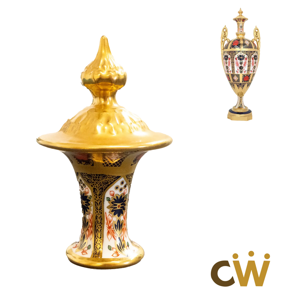 Royal Crown Derby Trophy Vase Replacement Top Section