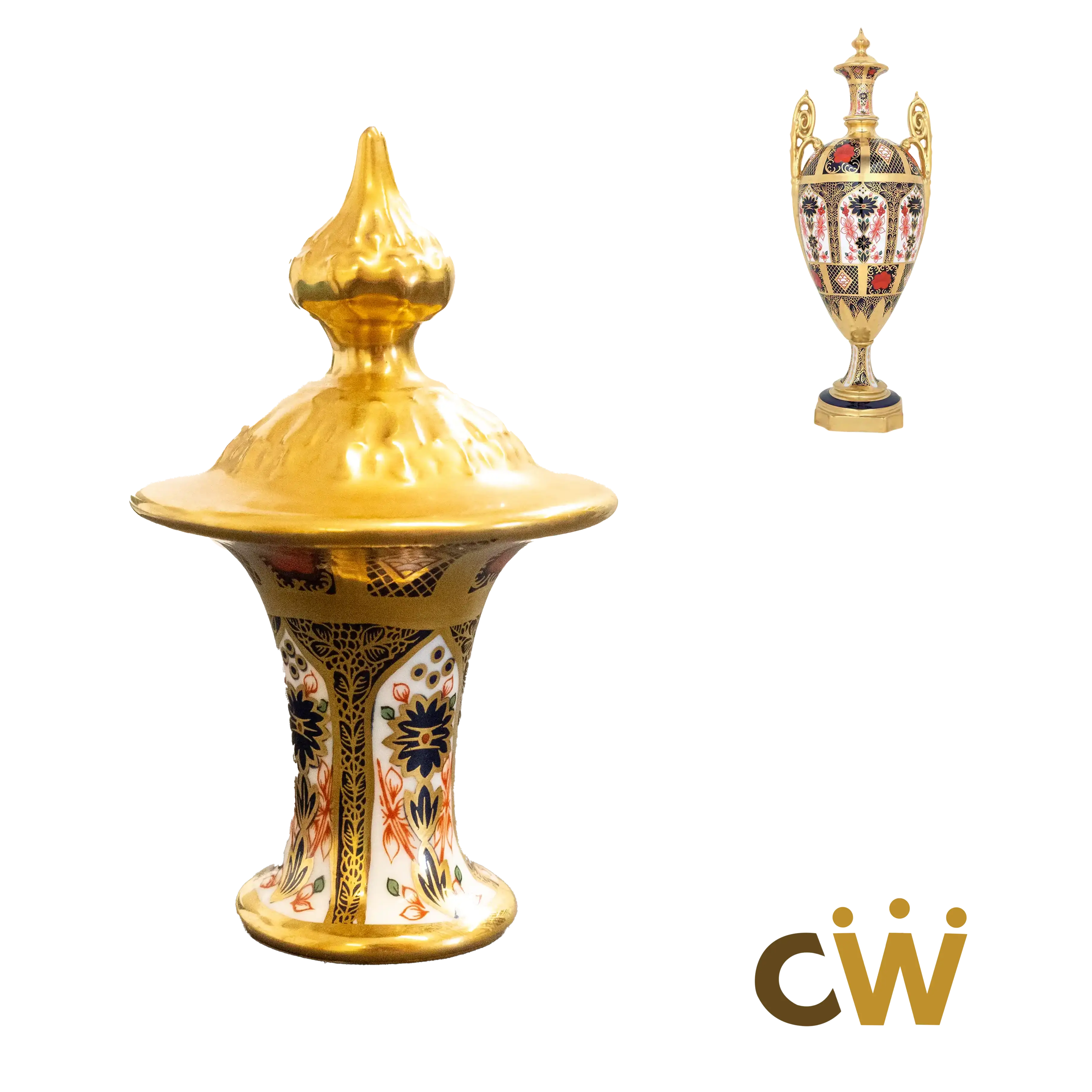 Royal Crown Derby Trophy Vase Replacement Top Section