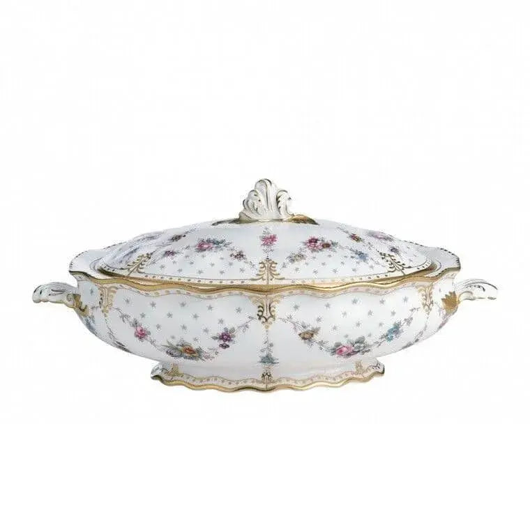 Royal Crown Derby Antoinette Covered Vegetable Dish - Cover Only