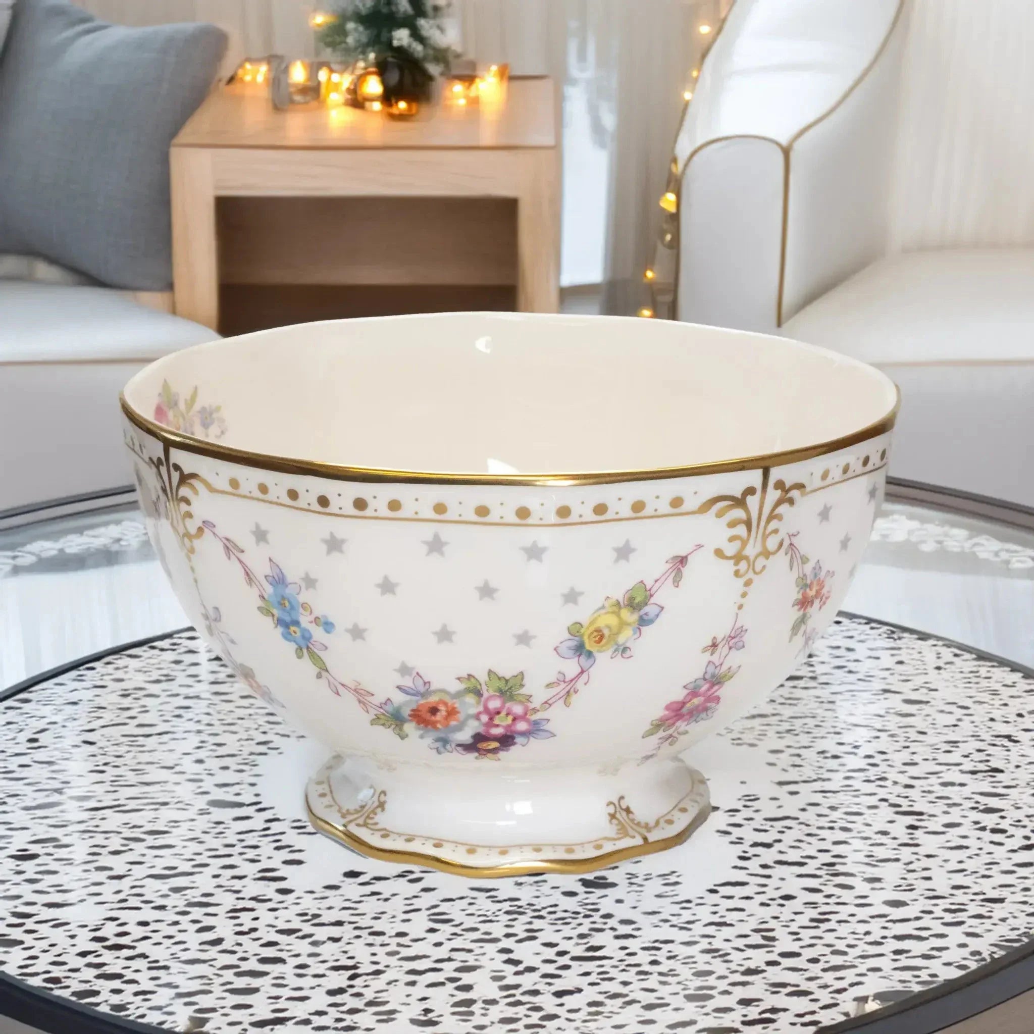 Royal Crown Derby Antoinette Large Open Sugar Bowl