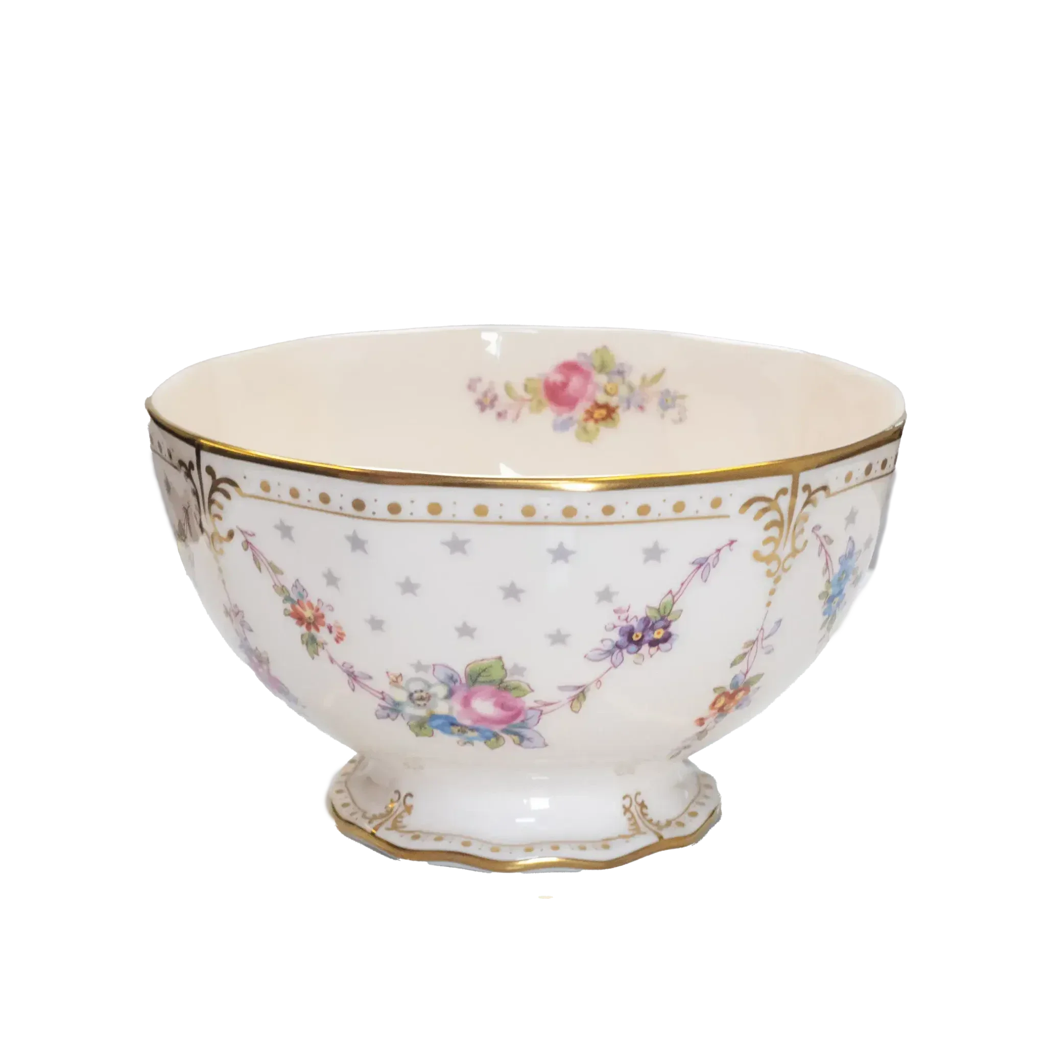 Royal Crown Derby Antoinette Large Open Sugar Bowl