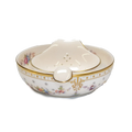 Royal Crown Derby Antoinette Tea Strainer & Drip Bowl