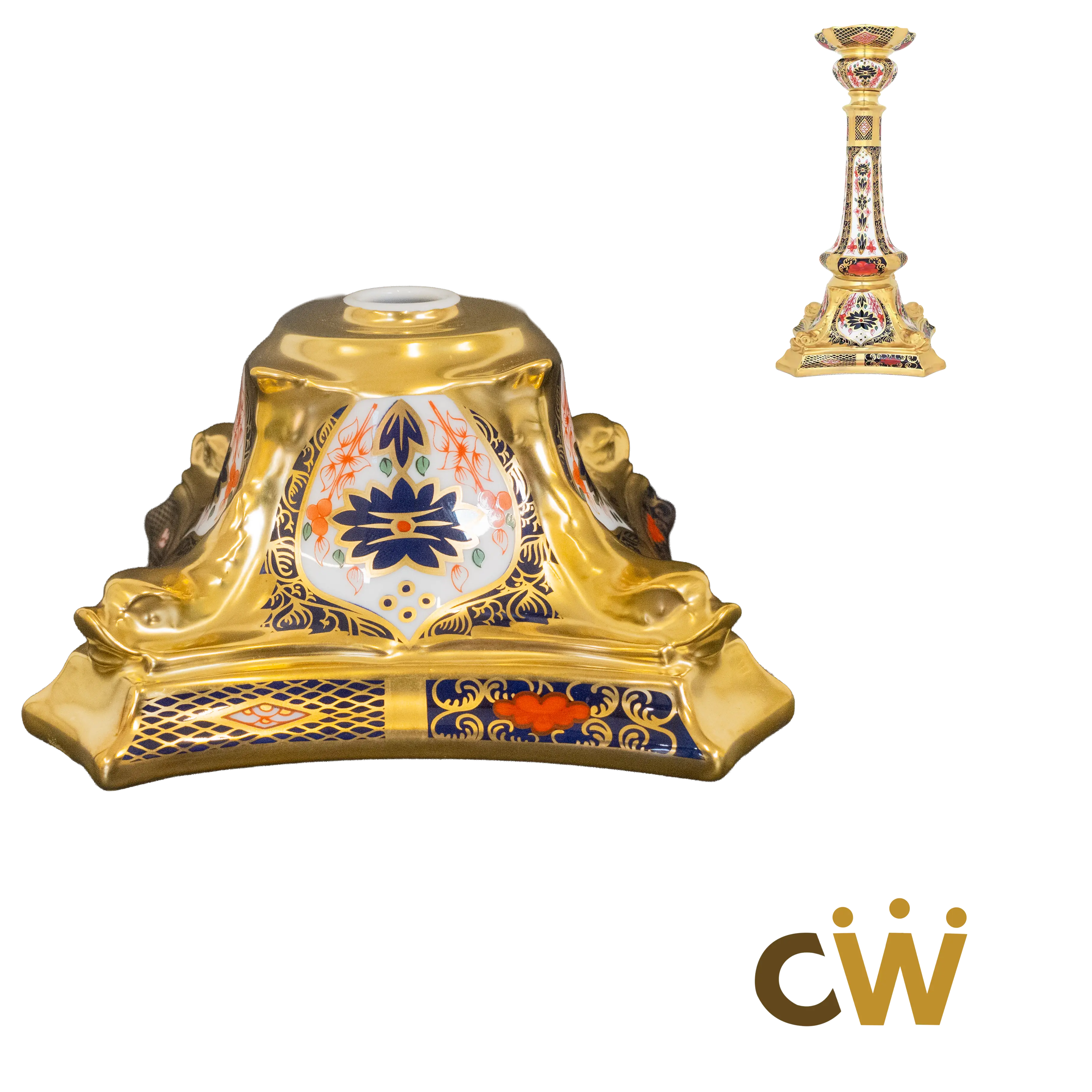 Royal Crown Derby Imari SGB Candlestick Replacement Foot