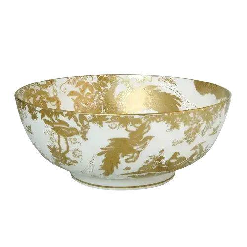 Royal Crown Derby Gold Aves Salad Bowl