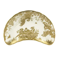 Royal Crown Derby Gold Aves Crescent Plate