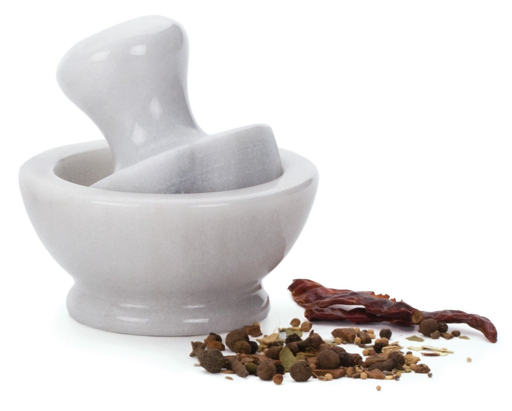 RSVP Spice Grinder - White Marble