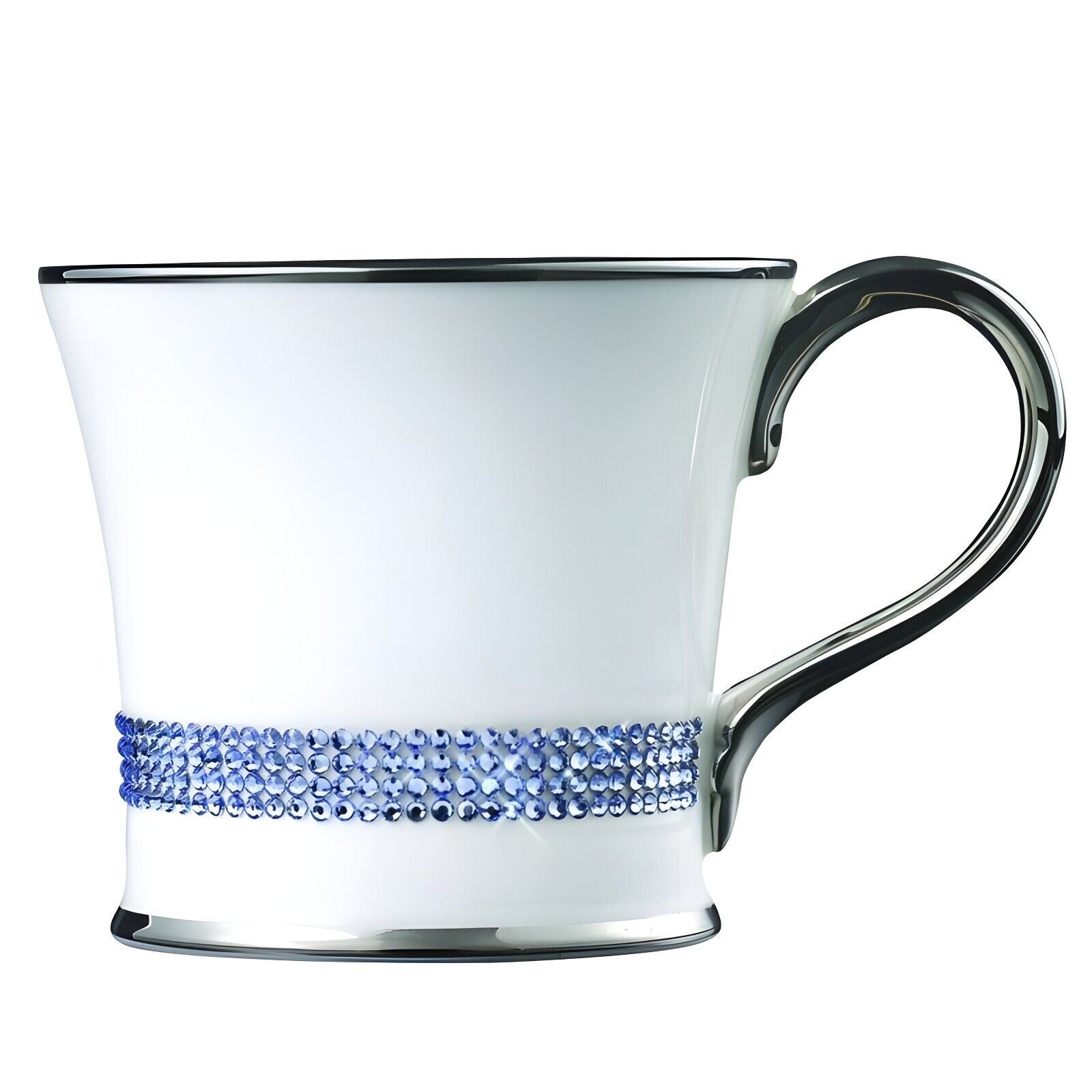 Prouna Swarovski Crystal Sapphire Chain Mug