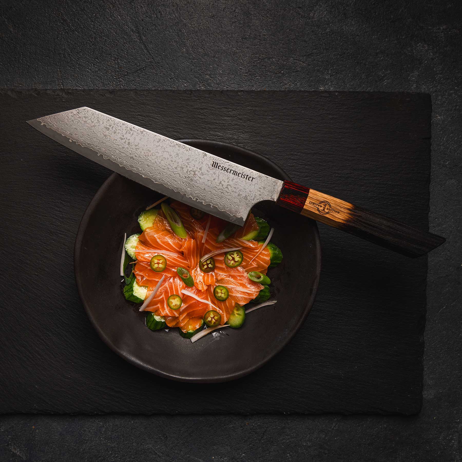 Chef Edward Lee Limited Edition Bunka Knife - 8"