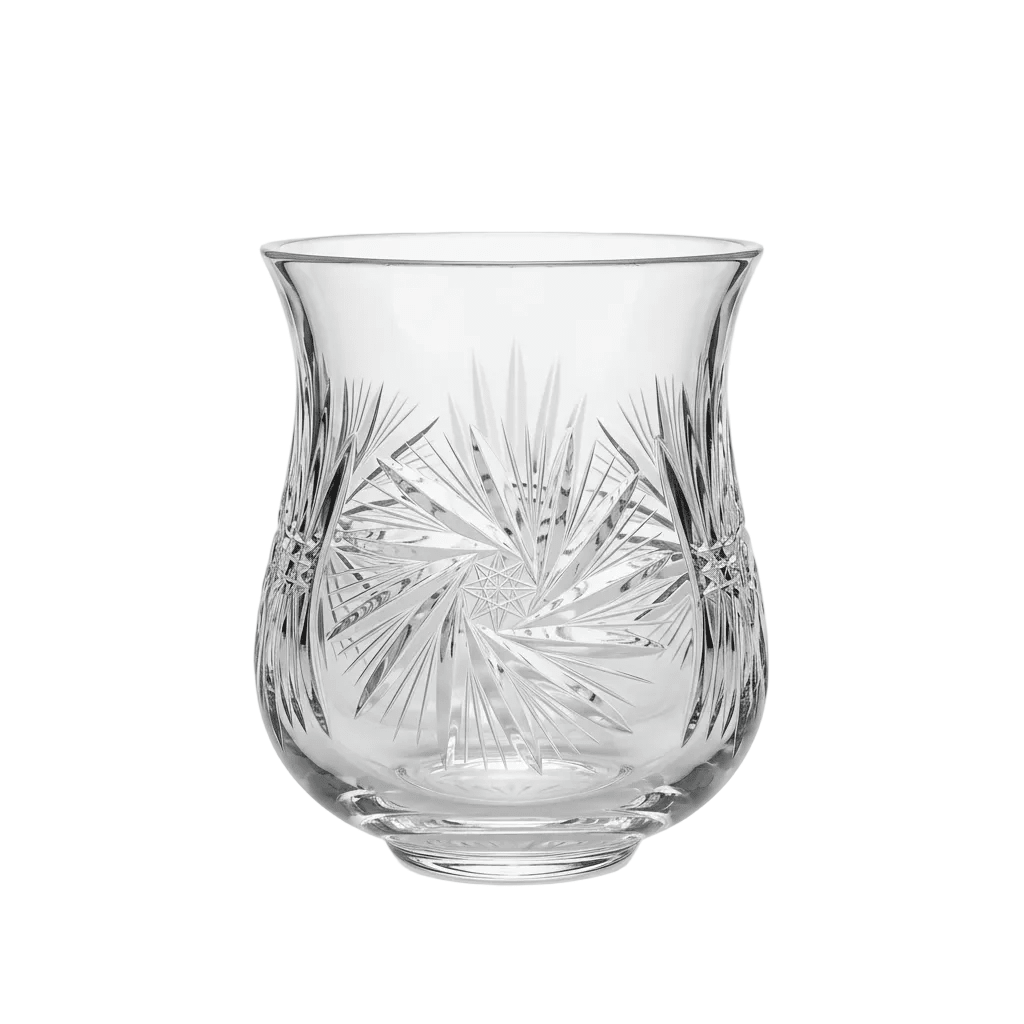 Samobor Crystal Pinwheel Hurricane Lamp