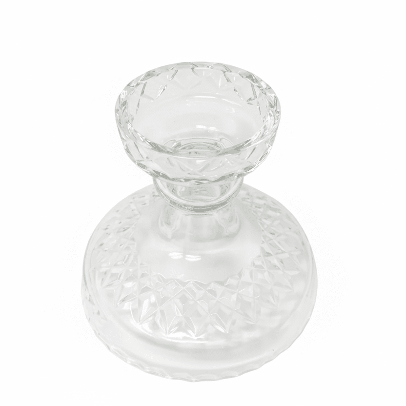 Samobor Crystal Pinwheel Hurricane Lamp