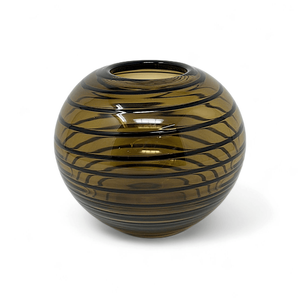 Sasaki Kyoto Bronze Stripe Vase