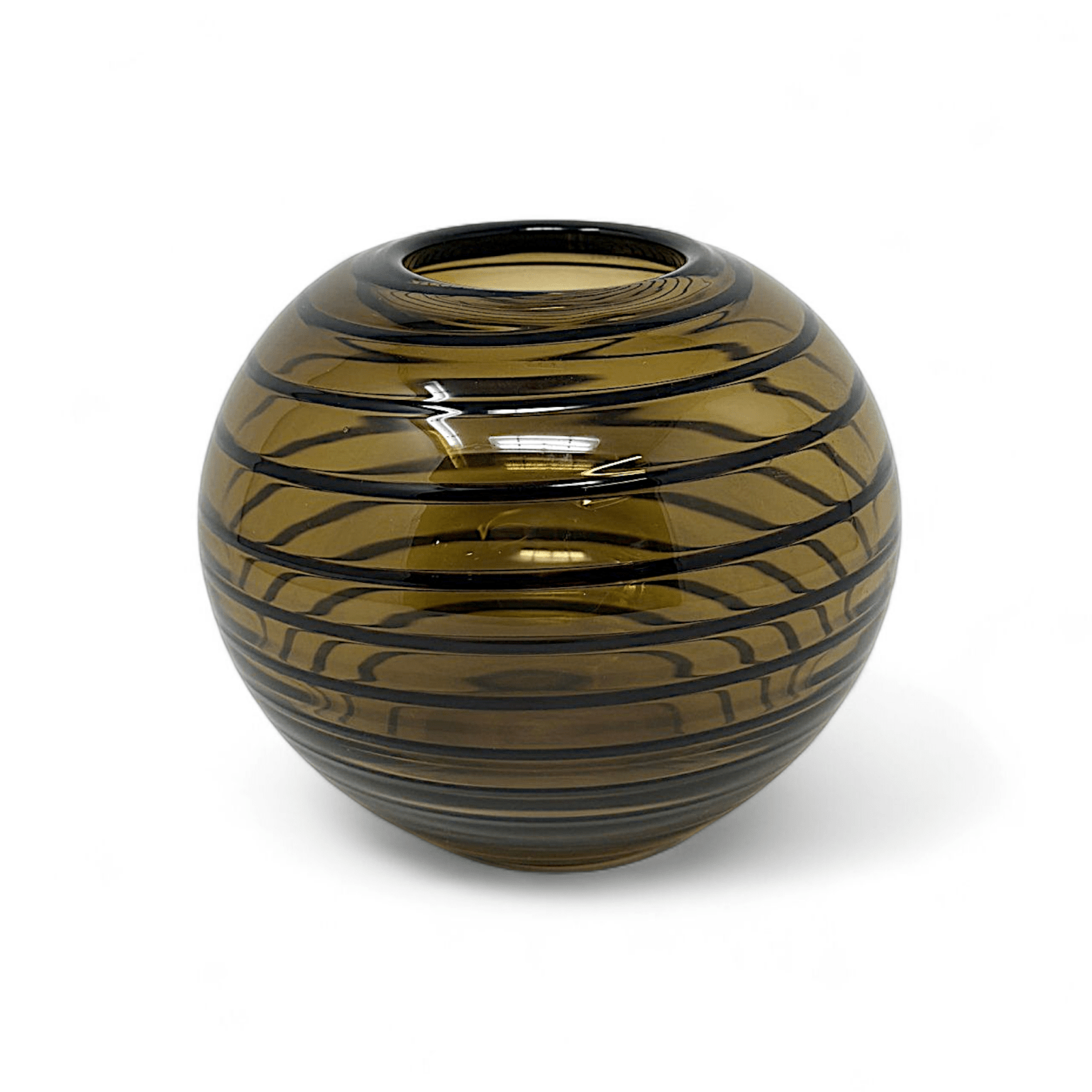 Sasaki Kyoto Bronze Stripe Vase
