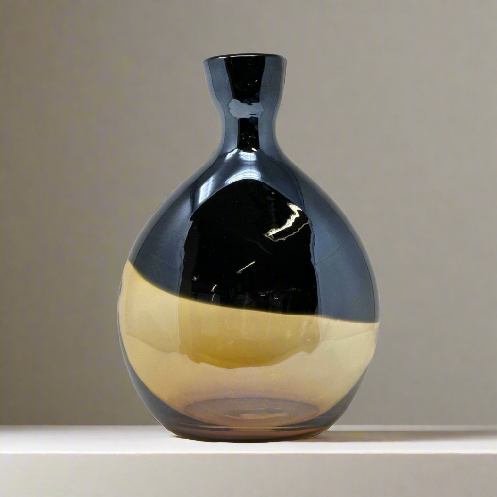 Sasaki Patina Brown 13" Vase