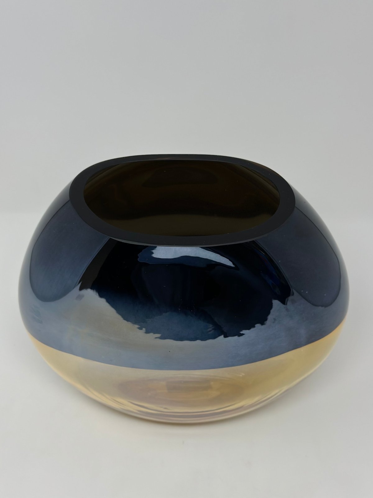 Sasaki Patina Brown Wide Vase