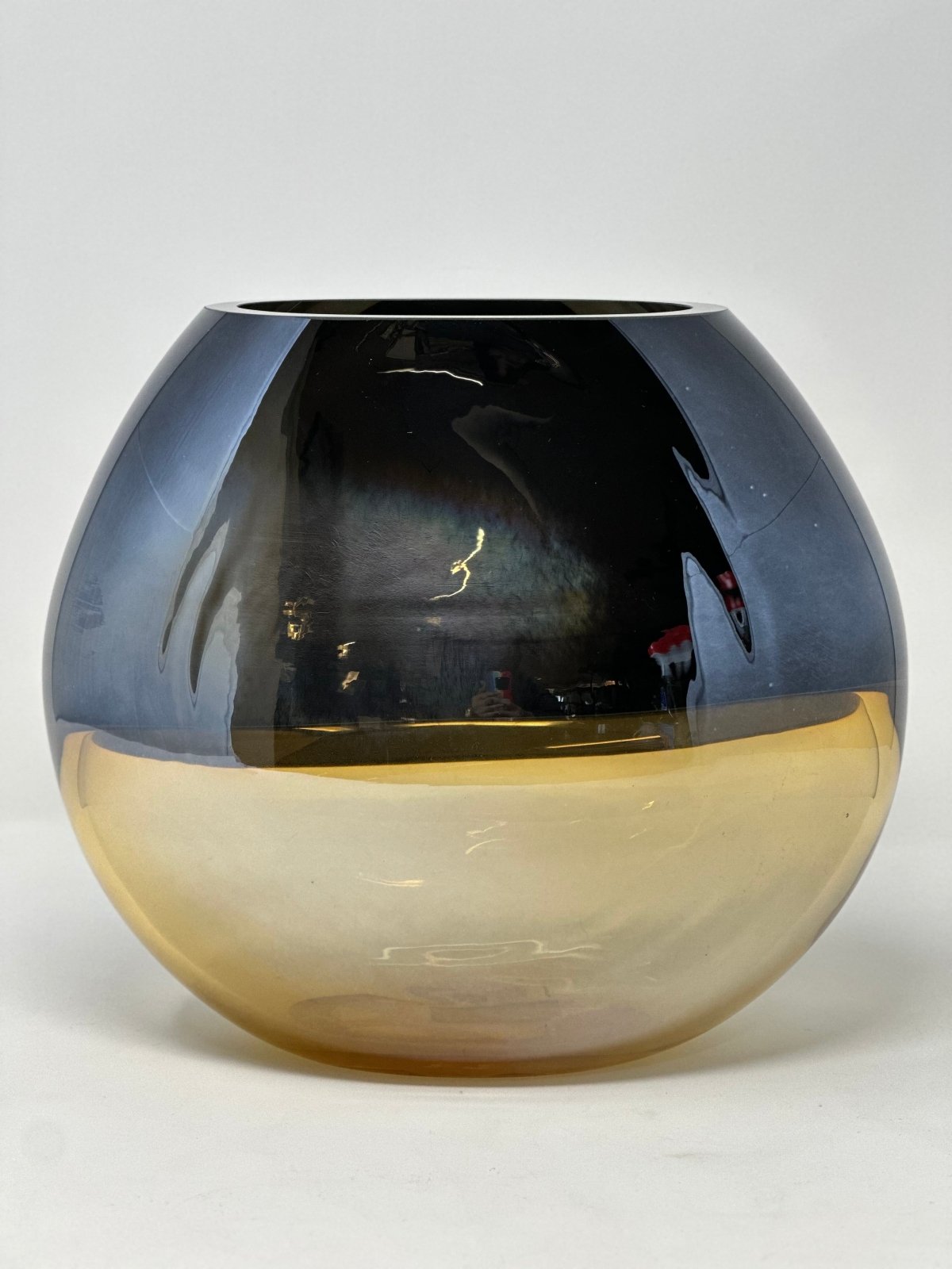 Sasaki Patina Brown Wide Vase