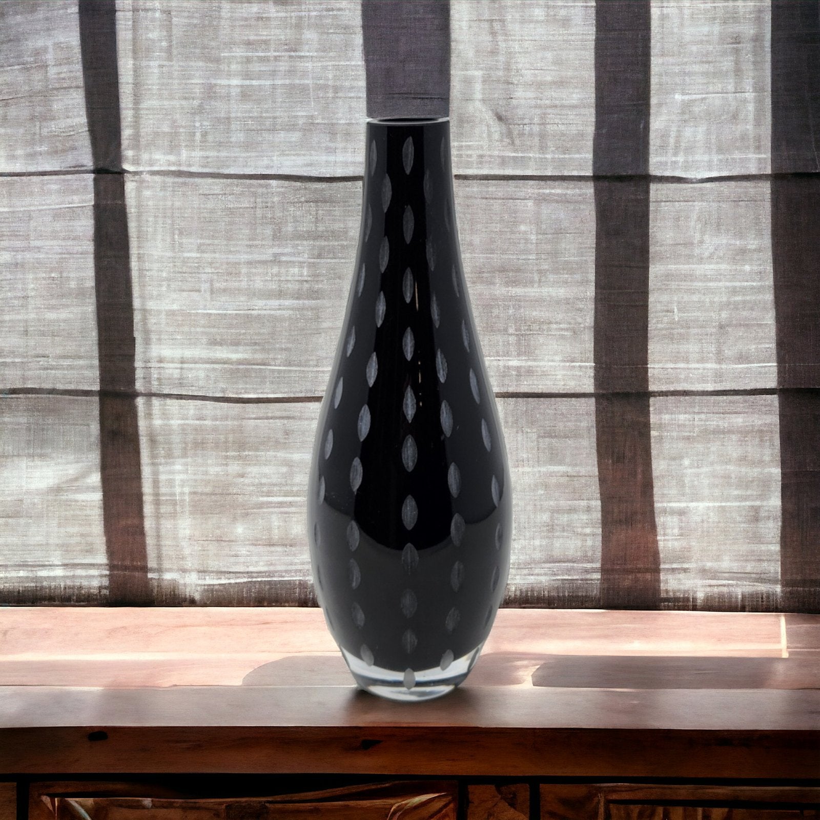 Sasaki VIntage Stitch Vase 11"