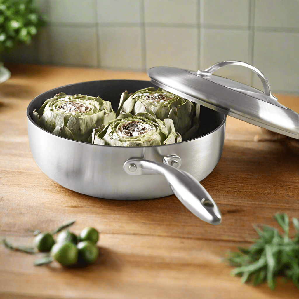 Scanpan CTX Nonstick 4 QT ( 3.7 L ) Covered Deep Saute Pan