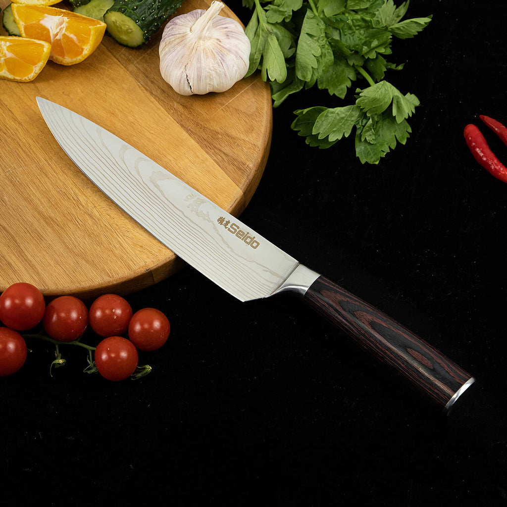 9-Piece Master Chef Knife Set With Block