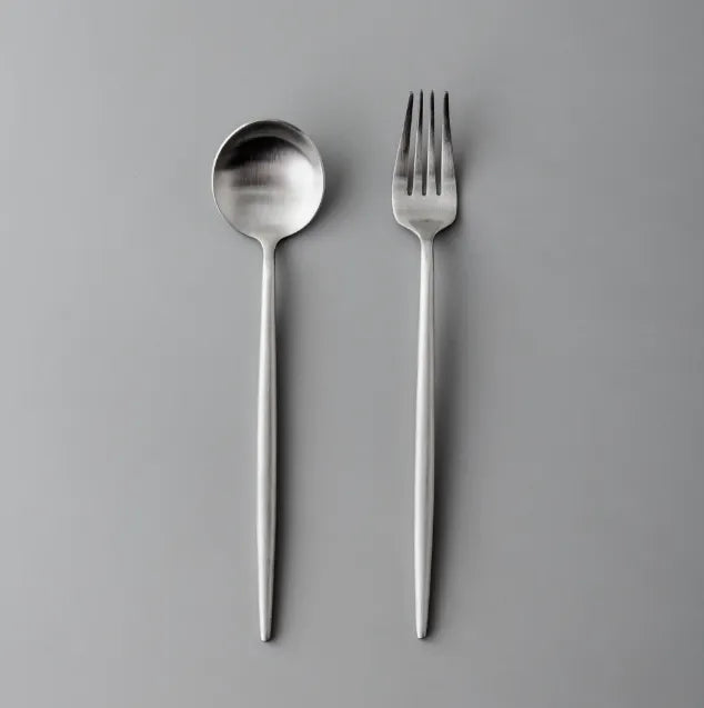 Minimalist/ French Flatware Salad Servers, Serving Utensils & Individual Pieces