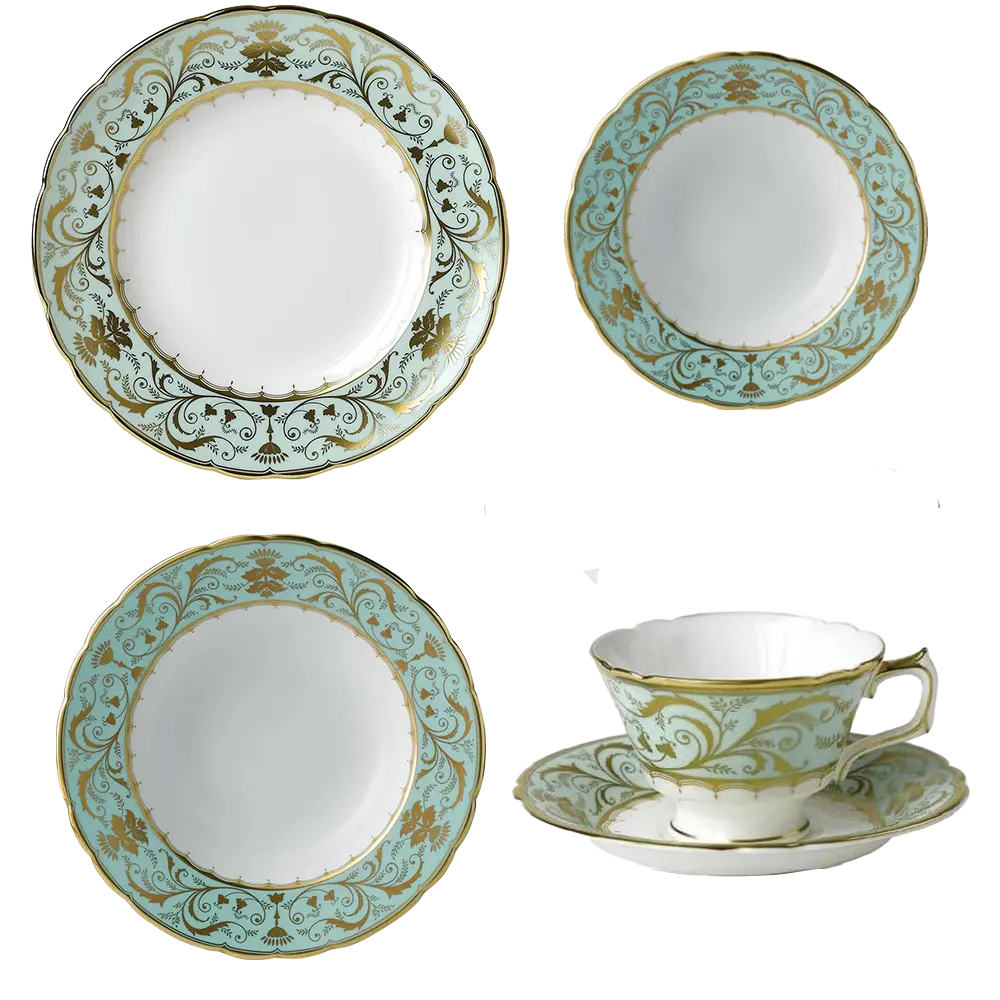 Royal Crown Derby Darley Abbey 30pc Dinner Set 1