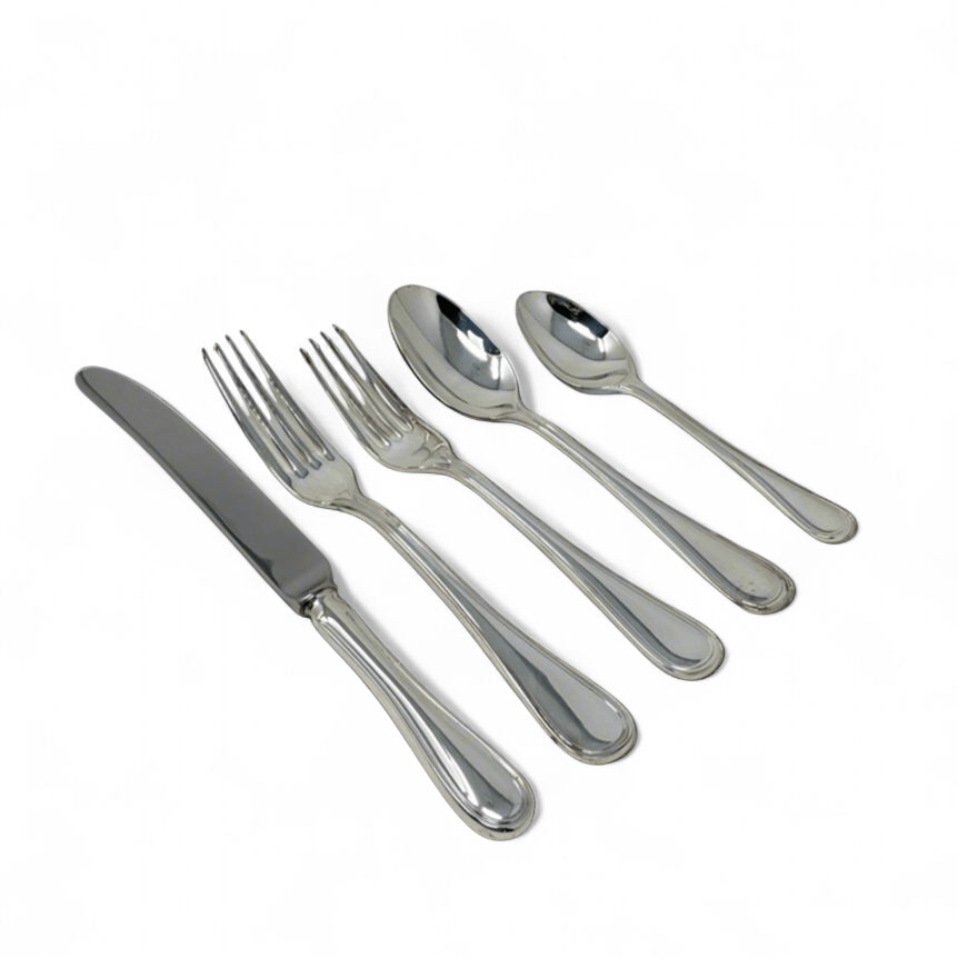 Sheffield Silver Plate Continental Tread - 5 Piece Place Setting