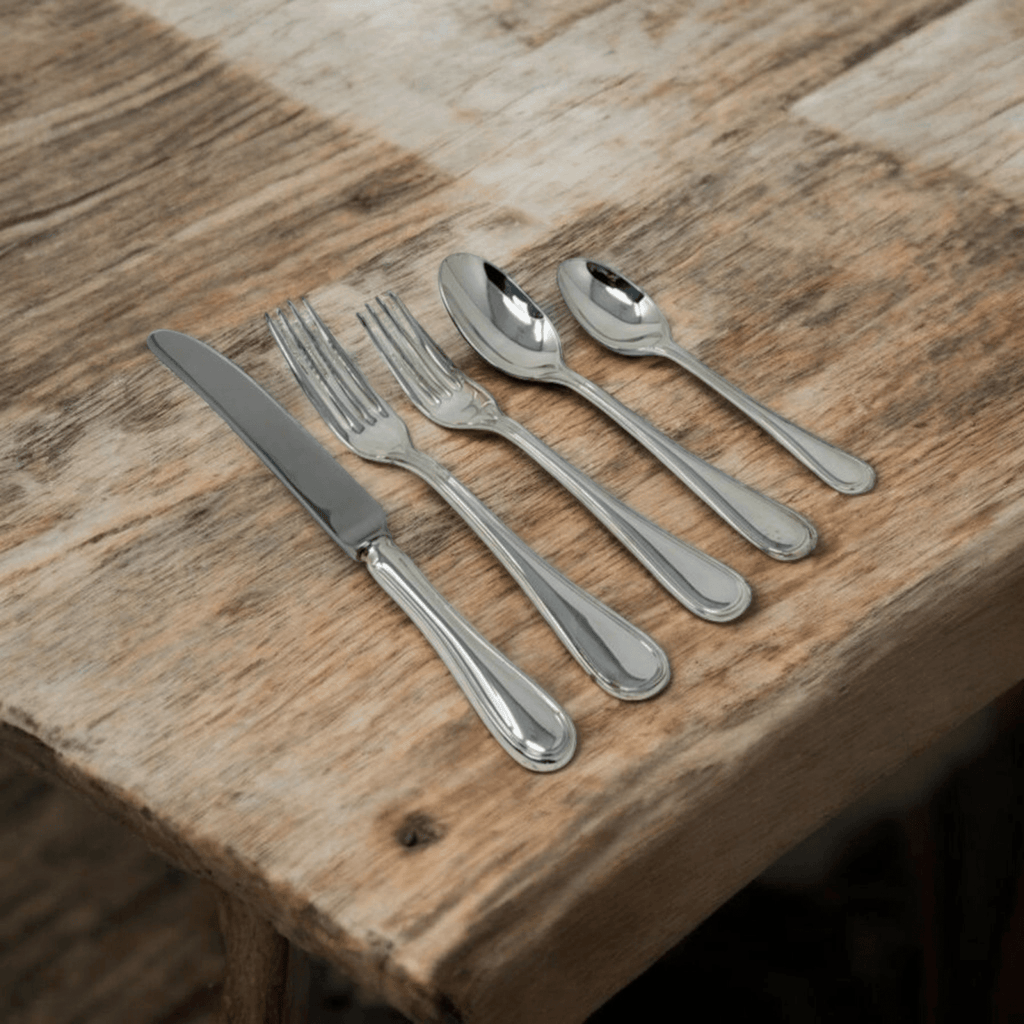 Sheffield Silver Plate Continental Tread - 5 Piece Place Setting