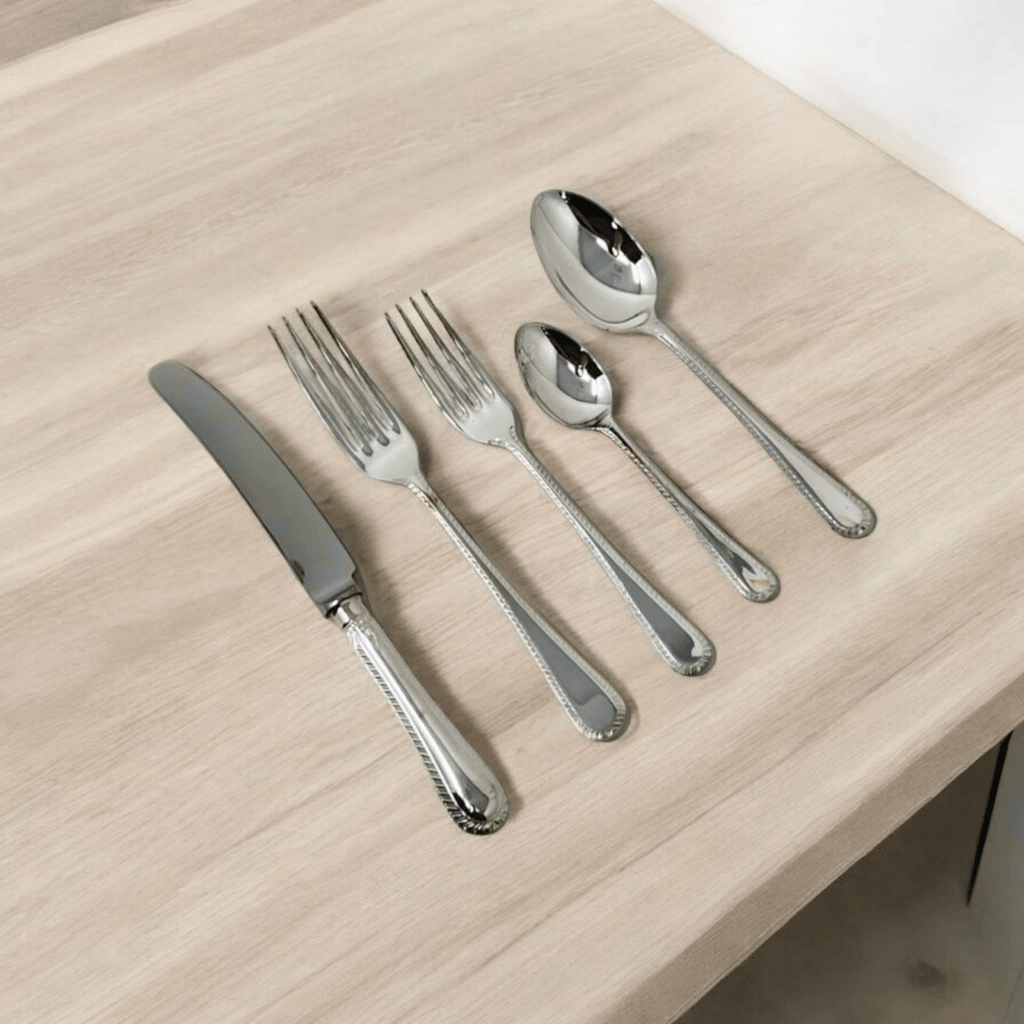 Sheffield Silver Plate Feather Edge - 5 Piece Place Setting