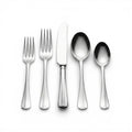 Sheffield Silverplate Rattail Flatware - 5 Piece Place Setting