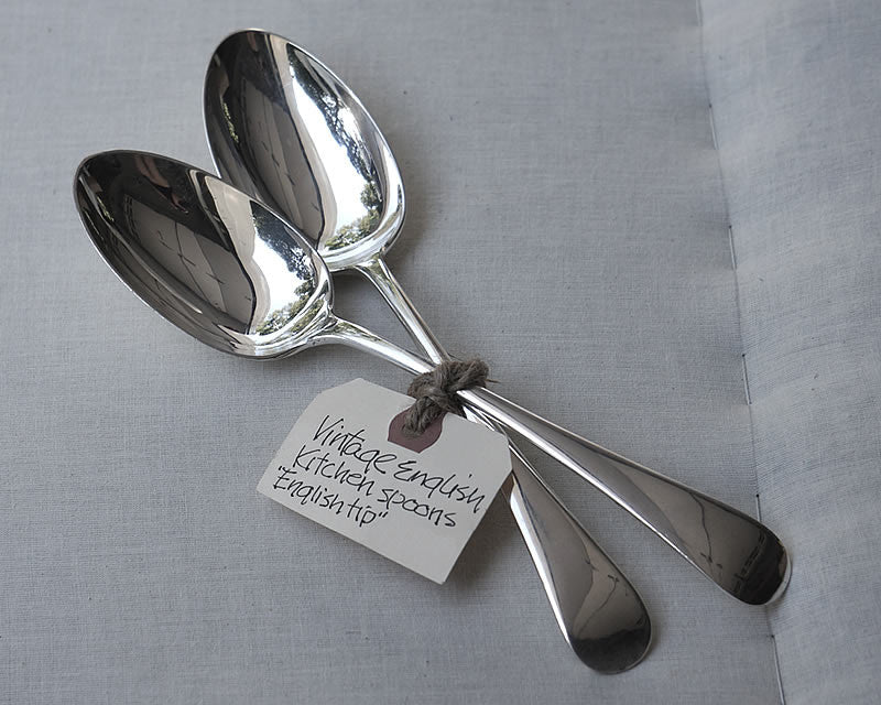 Hôtel Vintage English Kitchen Spoons (set of 2)