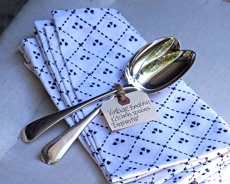 Hôtel Vintage English Kitchen Spoons (set of 2)