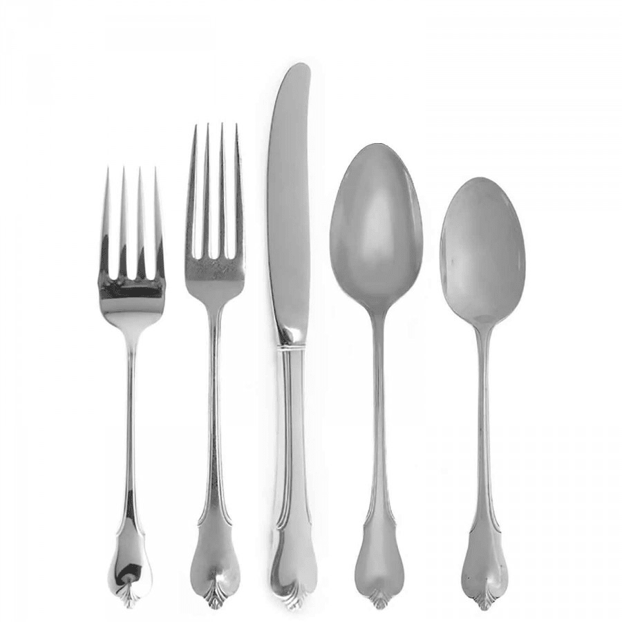 Silversmiths Wallace Sterling Silver Grand Colonial - 5 Piece Place Setting