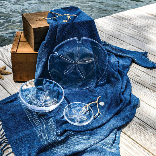 Simon Pearce Sand Dollar Plate