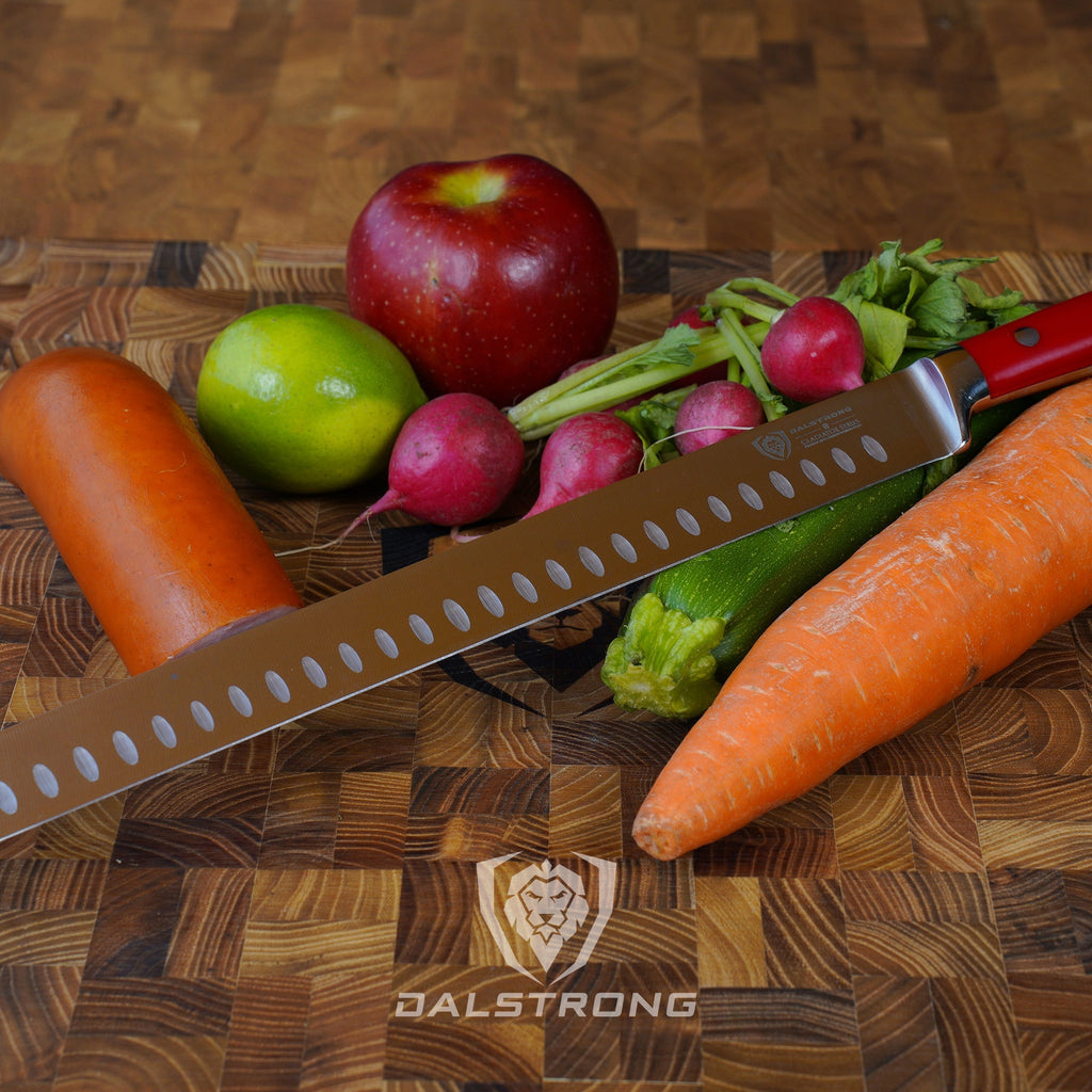 Slicing & Carving Knife 12" | Crimson Red ABS Handle | Gladiator Series | NSF Certified | Dalstrong ©