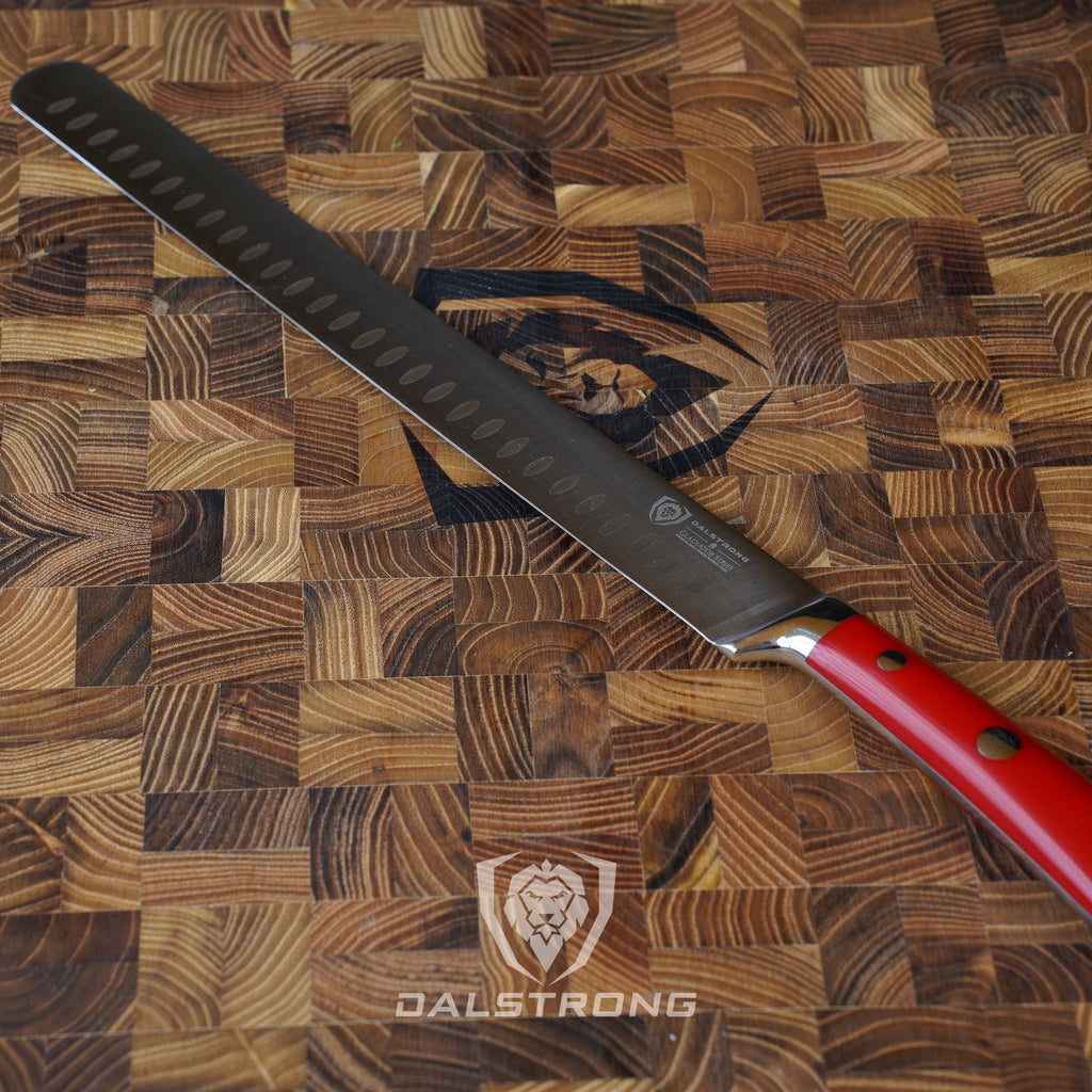 Slicing & Carving Knife 12" | Crimson Red ABS Handle | Gladiator Series | NSF Certified | Dalstrong ©
