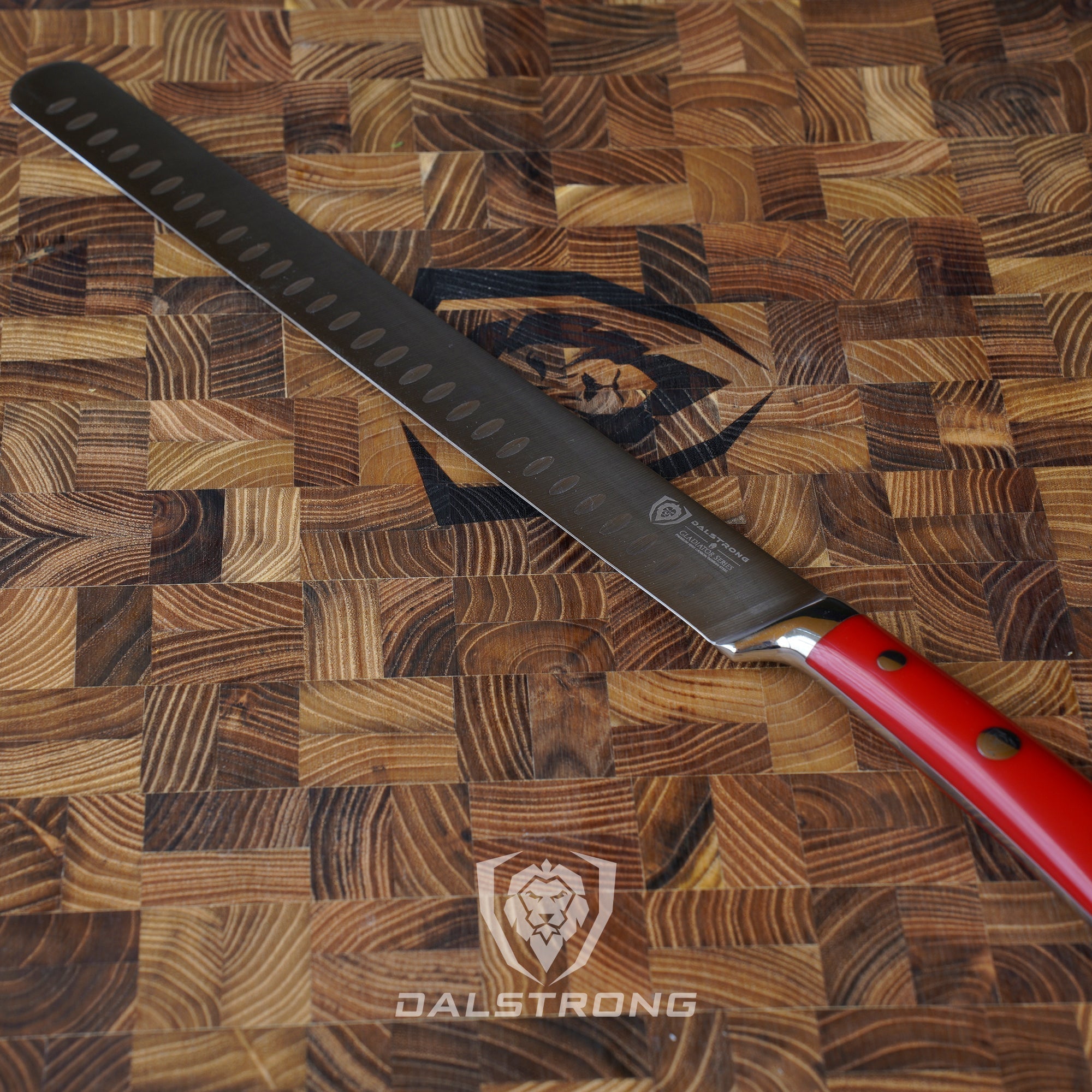 Slicing & Carving Knife 12" | Crimson Red ABS Handle | Gladiator Series | NSF Certified | Dalstrong ©