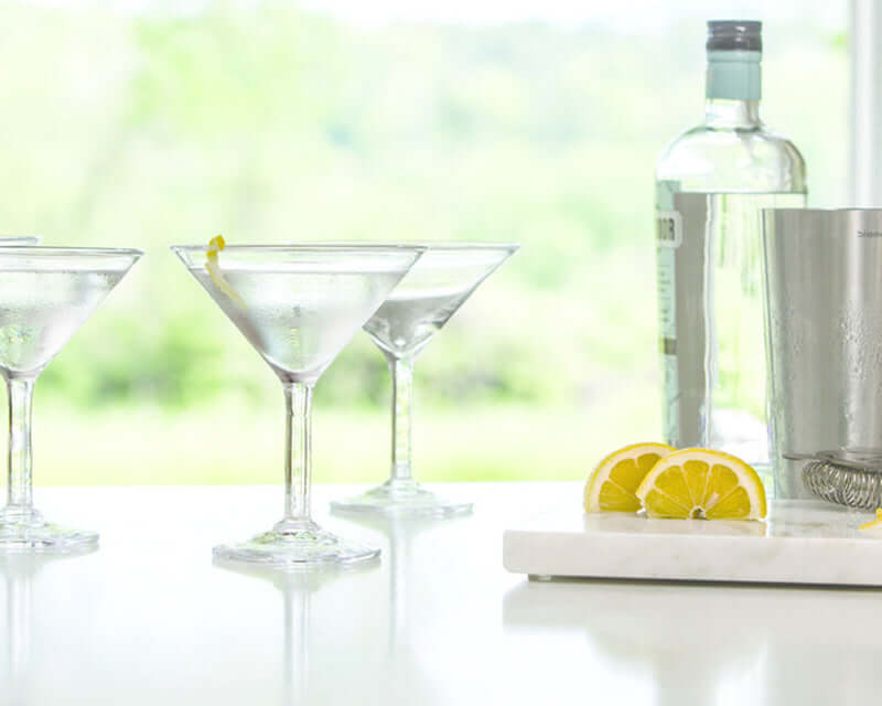 Simon Pearce Ascutney Martini Glass