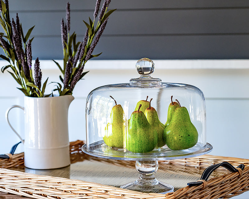 Simon Pearce Hartland Cakeplate & Dome
